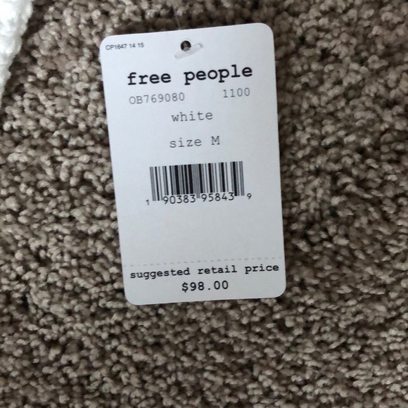 NWT Free People Boomerang Summer Sweater Size M - Picture 4 of 4